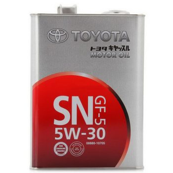 МАСЛО МОТОРНОЕ TOYOTA Motor oil GF-5 SN SAE 5W-30