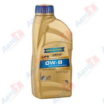 МАСЛО МОТОРНОЕ RAVENOL UFE Ultra Fuel Economy 0W-8 1л JASO GLV-1