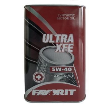 МАСЛО МОТОРНОЕ FAVORIT ULTRA XFE 5W-40 4л API SN/CF Metal