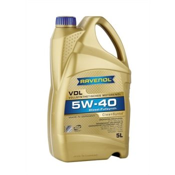 МАСЛО МОТОРНОЕ RAVENOL VDL SAE 5W-40 5л  LL-98  505.00
