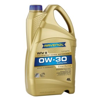 МАСЛО МОТОРНОЕ RAVENOL WIV II 0W-30 4л ACEA A5/B5 VW 503.00/506.00/506.01