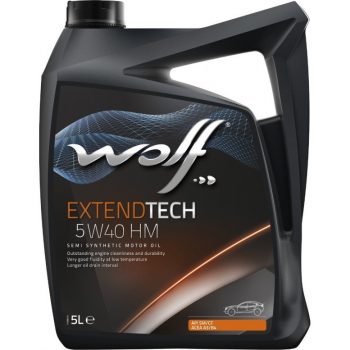 МАСЛО МОТОРНОЕ WOLF ExtendTech 5W-40 HM