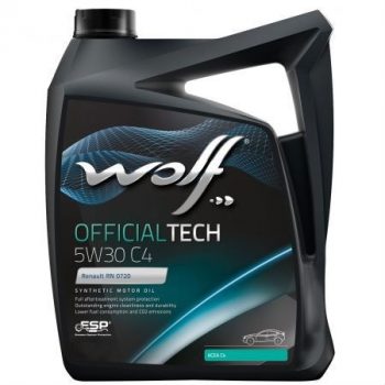 МАСЛО МОТОРНОЕ WOLF OfficialTech 5W-30 C4