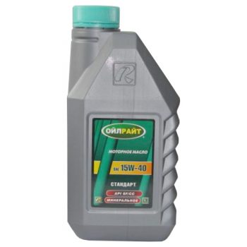 МАСЛО МОТОРНОЕ OILRIGHT СТАНДАРТ SAE 15W40