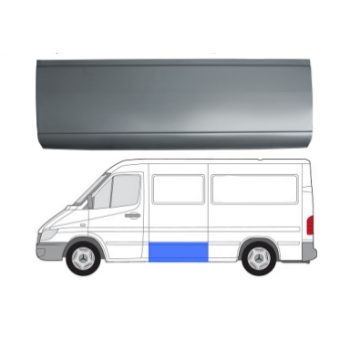 панель боковая на MERCEDES BENZ SPRINTER, 03 - 05