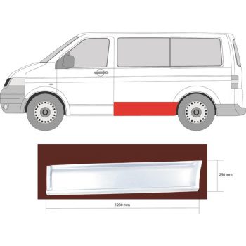 панель боковая на VW TRANSPORTER T5