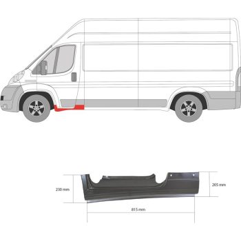 порог на FIAT DUCATO (250/290), 06-