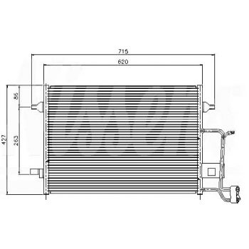 РАДИАТОР КОНДИЦИОНЕРА AUDI (A6), 97 - 01