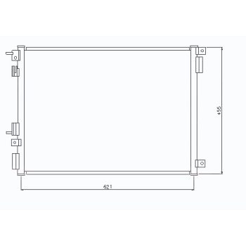 радиатор кондиционера на CHRYSLER 300C (I), 04 - 11