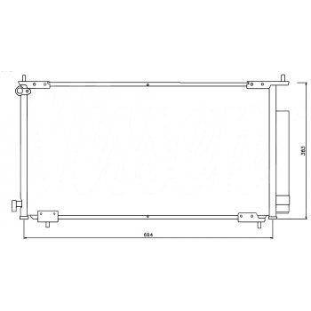 радиатор кондиционера на HONDA CR-V, 02.02 - 04