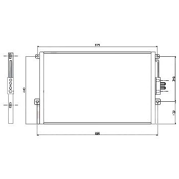 радиатор кондиционера на JEEP GRAND CHEROKEE, 99 - 04