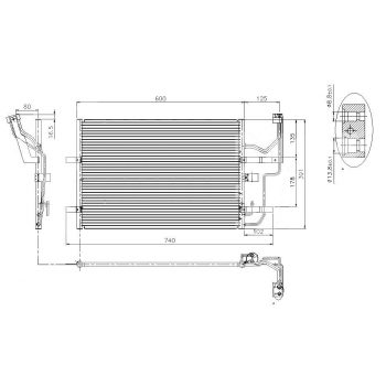 радиатор кондиционера на MAZDA 3, 03 - 06