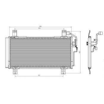 радиатор кондиционера на MAZDA 6, 02.02 - 08.07