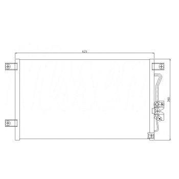 радиатор кондиционера на MITSUBISHI PAJERO/MONTERO SPORT, 00 - 03