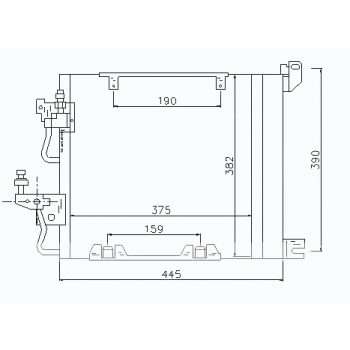 радиатор кондиционера на OPEL ASTRA, 04 - 09