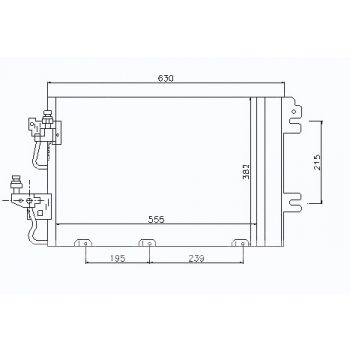 радиатор кондиционера на OPEL ASTRA, 04 - 09