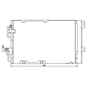 радиатор кондиционера на OPEL ASTRA, 04 - 09