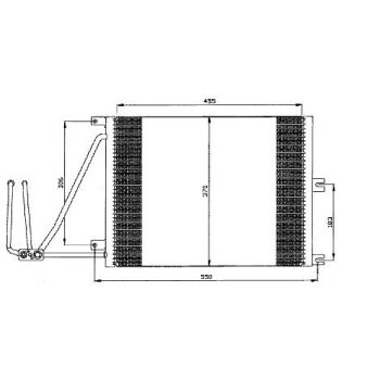 РАДИАТОР КОНДИЦИОНЕРА OPEL VECTRA (B), 11.95 - 03.02