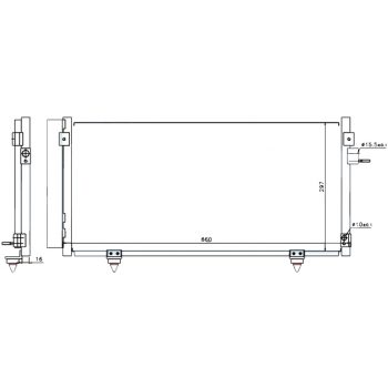 радиатор кондиционера на SUBARU FORESTER, 09 - 13