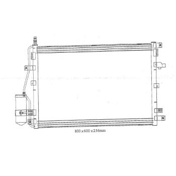 радиатор кондиционера на VOLVO XC90, 02 -
