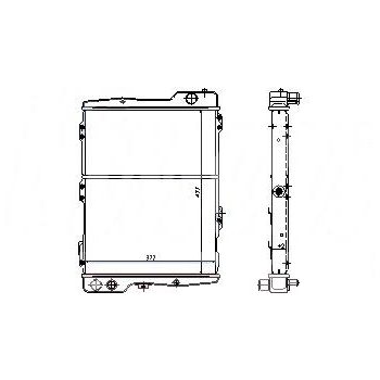 радиатор на AUDI 100 (44), 82 - 90