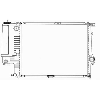 радиатор на BMW-5 (E34), 01.88 - 12.95