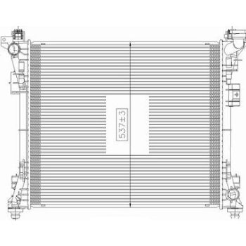 радиатор на CHRYSLER TOWN COUNTRY, 08 -