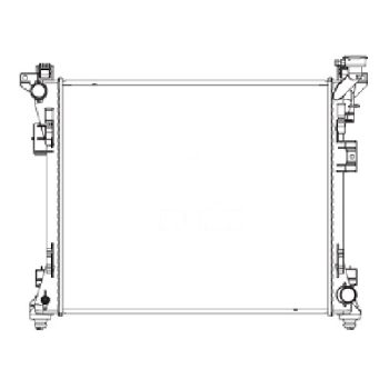 радиатор на CHRYSLER VOYAGER, 08 -