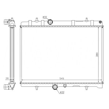 радиатор на CITROEN XSARA, 09.00 - 03