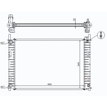 радиатор на FORD FIESTA VI, 02- 08