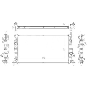 радиатор на FORD FOCUS, 02.05 - 01.08