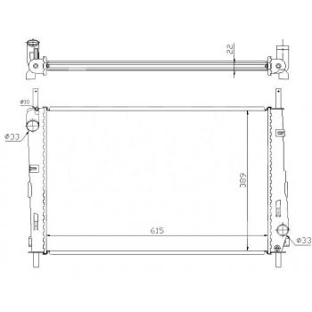 радиатор на FORD MONDEO, 11.00 - 06