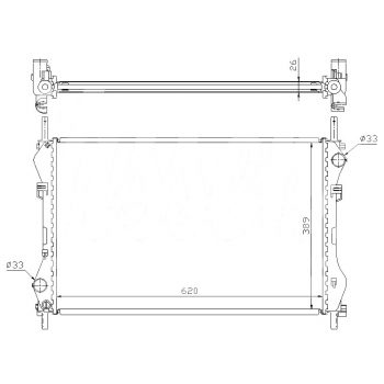 РАДИАТОР FORD TRANSIT, 00 - 06