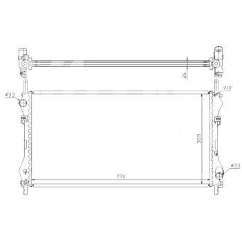 радиатор на FORD TRANSIT, 00 - 06