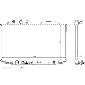 РАДИАТОР HONDA CIVIC, 06 - 11