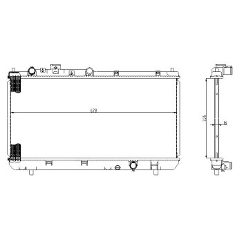 радиатор на MAZDA 323 S/F, 09,98 - 09,00