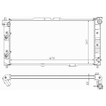 РАДИАТОР MAZDA 323 F, 08.94 - 10.98