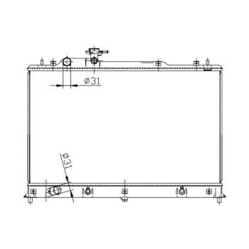 радиатор на MAZDA CX-7, 07 - 09