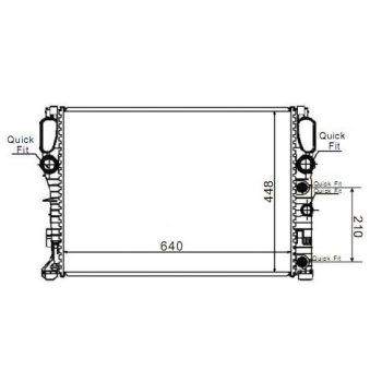 РАДИАТОР MERCEDES BENZ (E-kl W211), 03.02 - 09