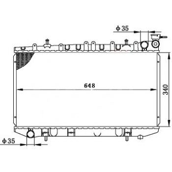 РАДИАТОР NISSAN PRIMERA (P10), 10.90 - 10.96