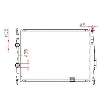 радиатор на NISSAN QASHQAI, 07 - 10