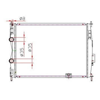 РАДИАТОР NISSAN QASHQAI, 07 - 10