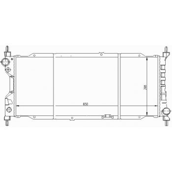 радиатор на OPEL CORSA (B), 93 - 00