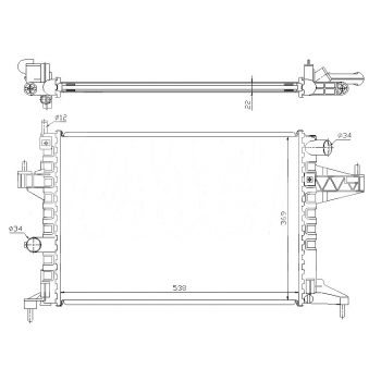 радиатор на OPEL CORSA (C), 00 - 03