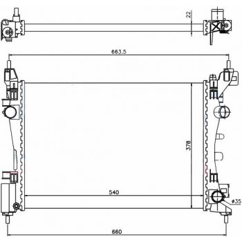 радиатор на OPEL CORSA (D), 06 - 11