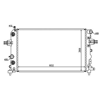 РАДИАТОР OPEL ZAFIRA