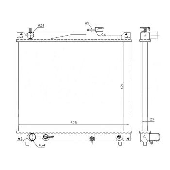РАДИАТОР SUZUKI GRAND VITARA, 98 - 05