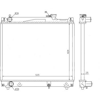 радиатор на SUZUKI GRAND VITARA, 98 - 05