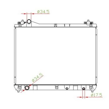 радиатор на SUZUKI GRAND VITARA, 05 - 08