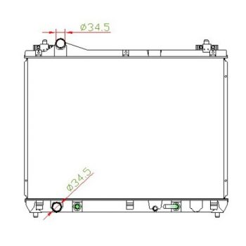 радиатор на SUZUKI GRAND VITARA, 05 - 08